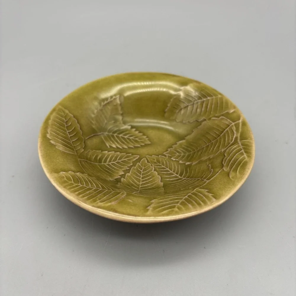 Williams Sonoma Leaf Trinket Condiment Nut Candy Dish 4.25